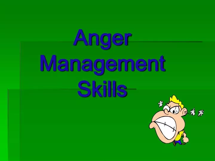 anger management skills