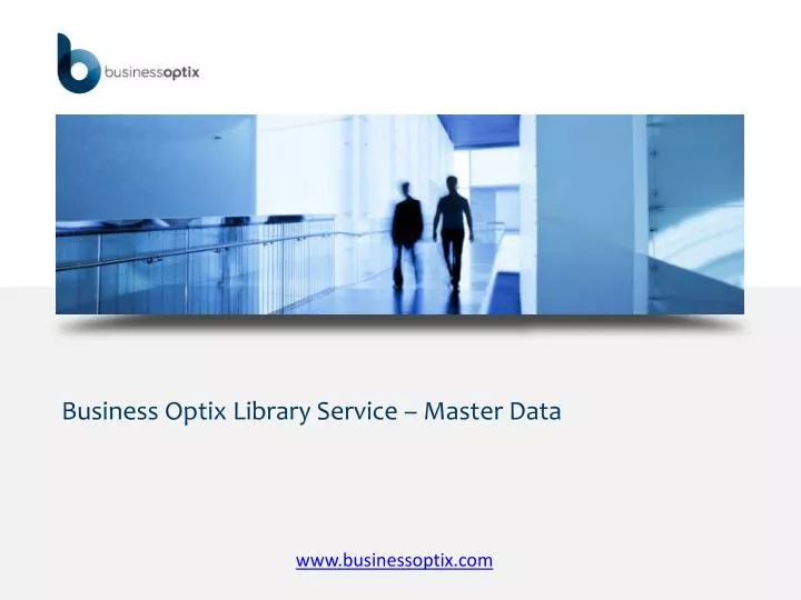 business optix library service master data
