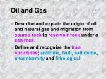 Oil and Gas - slide 1
