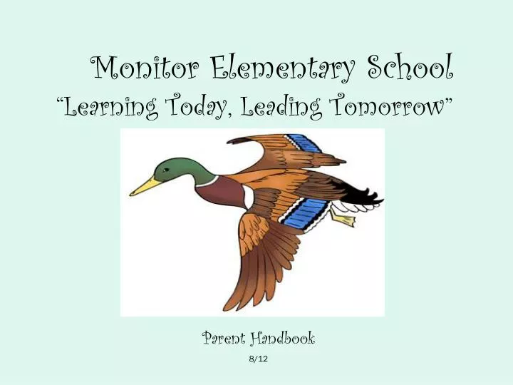 monitor elementary school learning today leading tomorrow