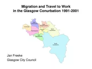 Migration and Travel to Work in the Glasgow Conurbation 1991-2001