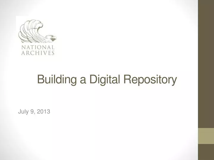 building a digital repository
