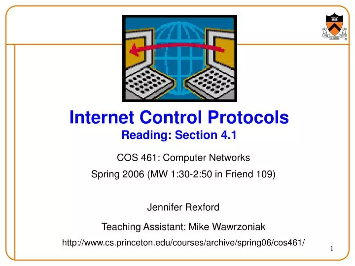 internet control protocols reading section 4 1