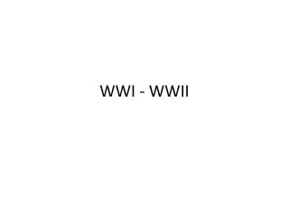 WWI - WWII