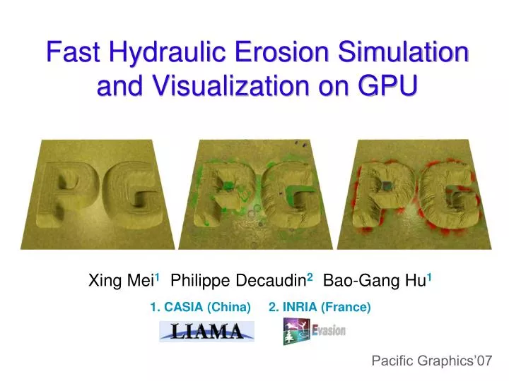 fast hydraulic erosion simulation and visualization on gpu