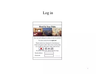 Log in