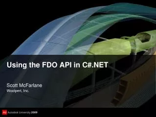 Using the FDO API in C#.NET