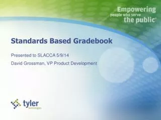 Standards Based Gradebook