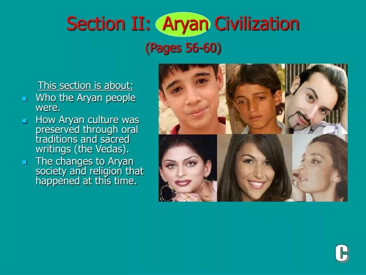 section ii aryan civilization pages 56 60