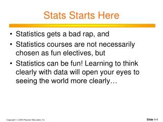 Stats Starts Here