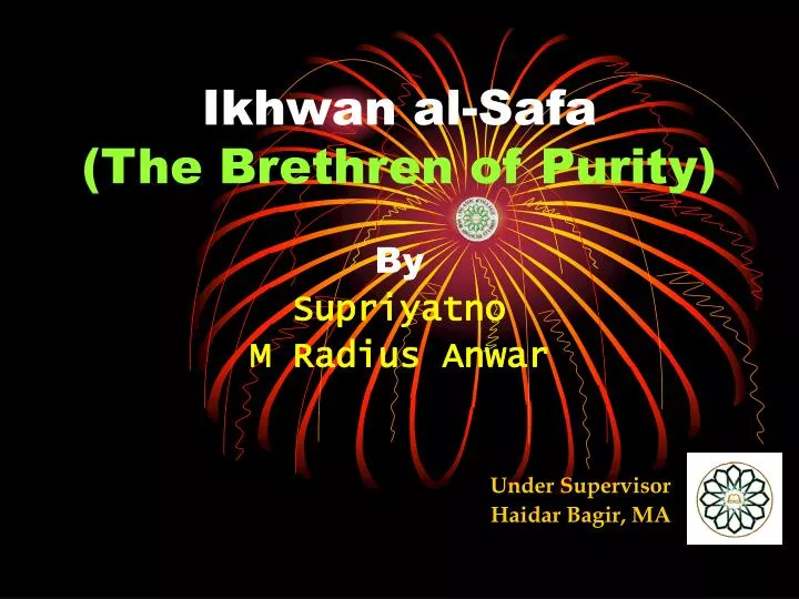 ikhwan al safa the brethren of purity