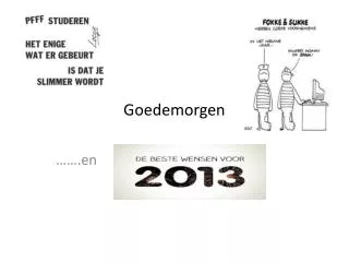 goedemorgen
