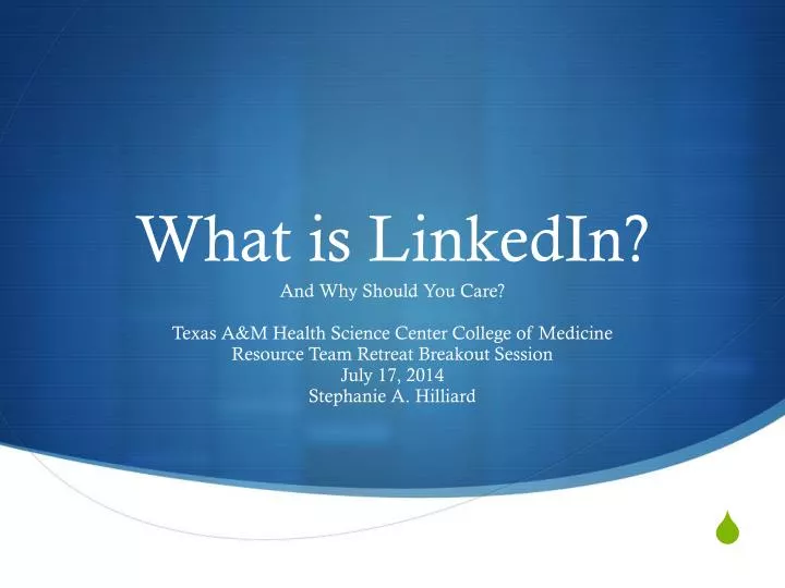 what is linkedin