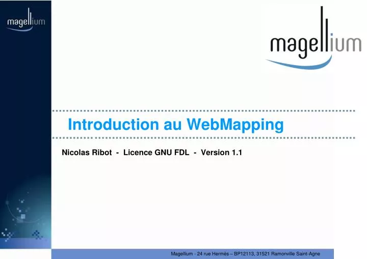 introduction au webmapping