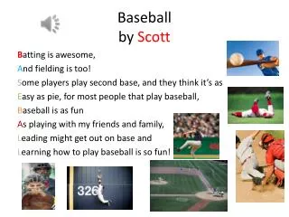 Baseball by Scott