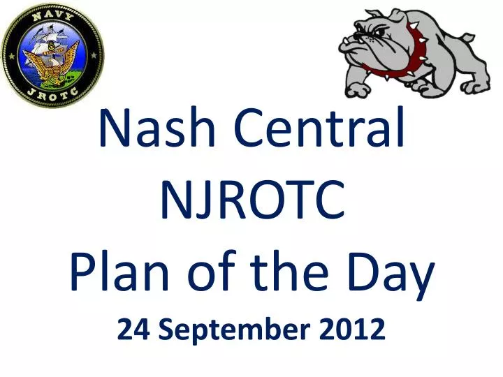 nash central njrotc plan of the day