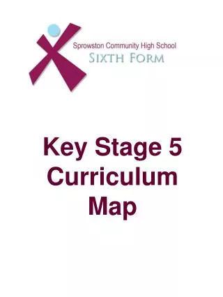 Key Stage 5 Curriculum Map