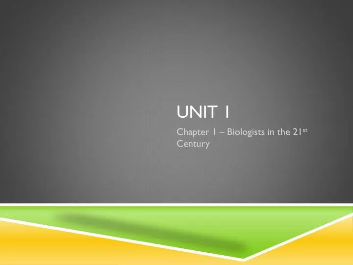 unit 1