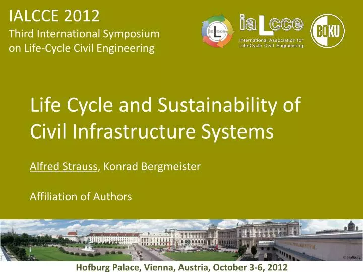 life cycle and sustainability of civil infrastructure systems