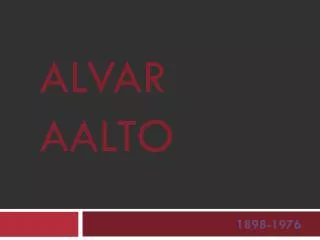 alvar aalto