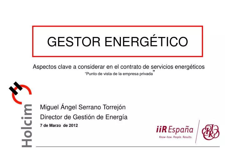 gestor energ tico