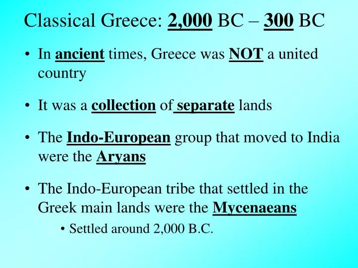 classical greece 2 000 bc 300 bc