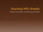 Teaching With Diversity