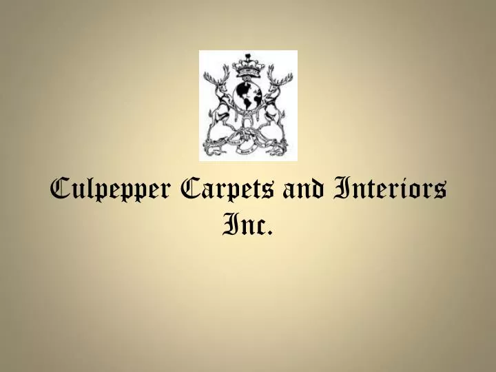 culpepper carpets and interiors inc