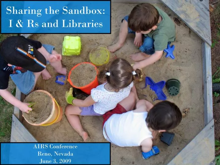 sharing the sandbox i rs and libraries