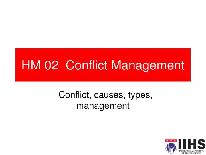 hm 02 conflict management