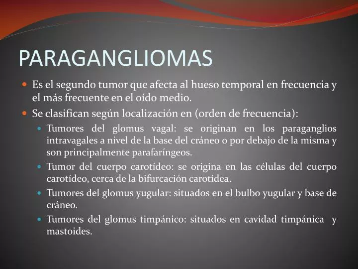 paragangliomas