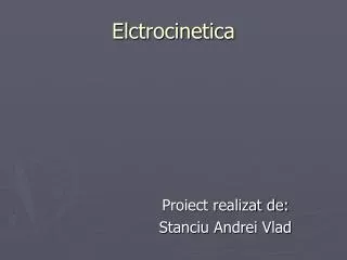proiect realizat de stanciu andrei vlad