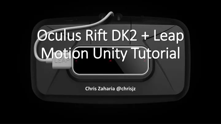 oculus rift dk2 leap motion unity tutorial