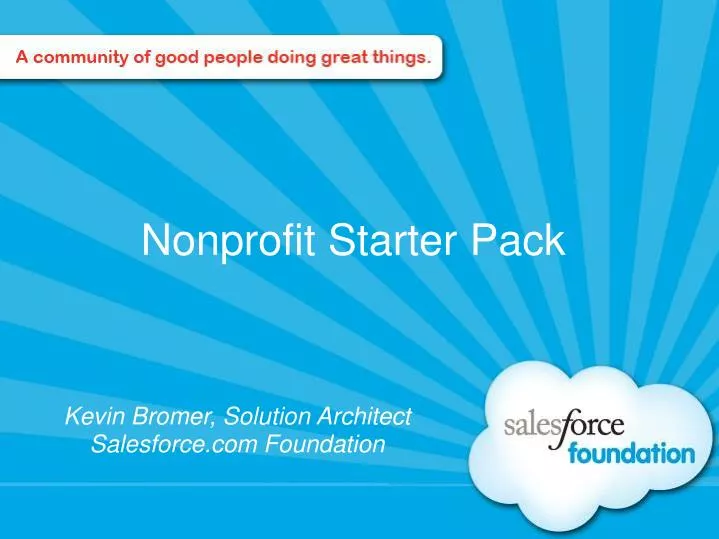 nonprofit starter pack
