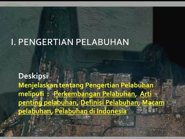 i pengertian pelabuhan