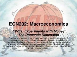 ECN202: Macroeconomics