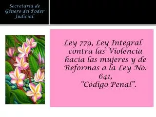 secretaria de g nero del poder judicial