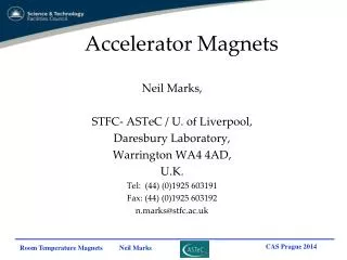 Accelerator Magnets