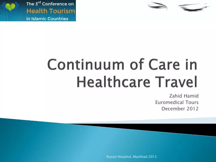 continuum of care in healthcare travel