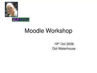 Moodle Workshop