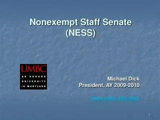 Nonexempt Staff Senate (NESS)