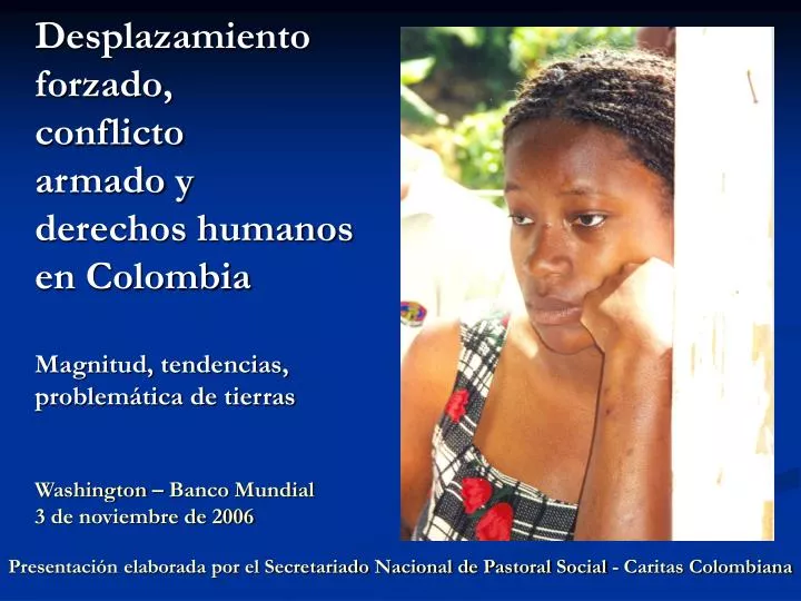 presentaci n elaborada por el secretariado nacional de pastoral social caritas colombiana