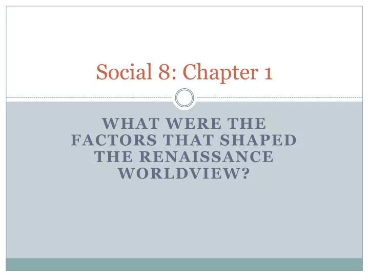 social 8 chapter 1