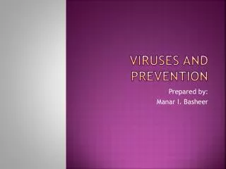 Viruses and Prevention