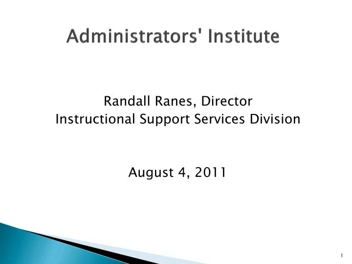 administrators institute