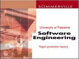 University of Palestine Yogurt production factory