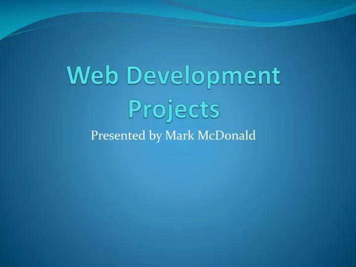 web development projects