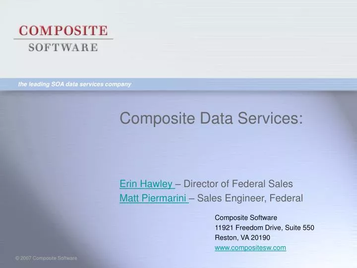 composite data services