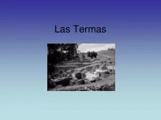las termas