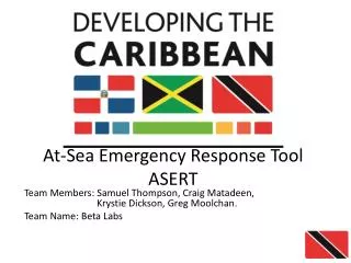 At-Sea Emergency Response Tool ASERT